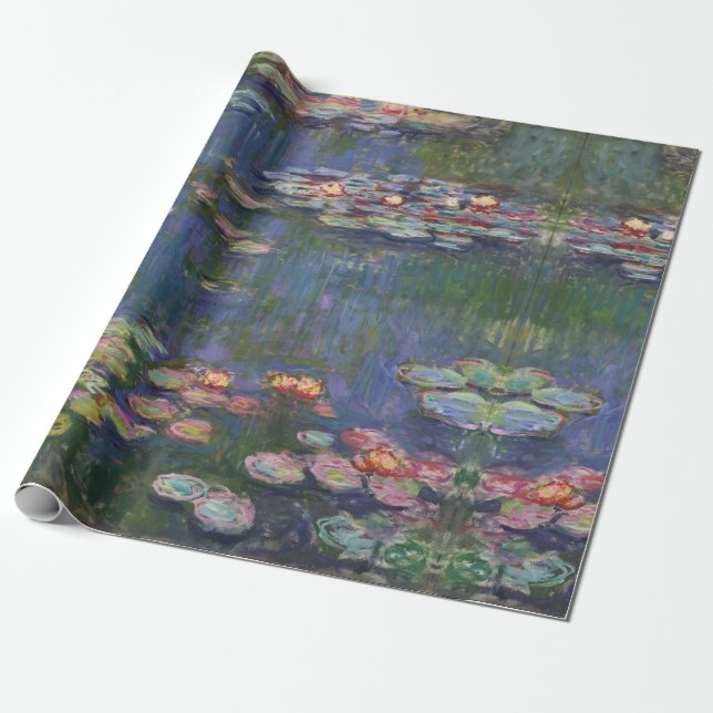 Papel De Regalo Claude Monet Water Lilies 1916 Bella Artes (Desenrollado)