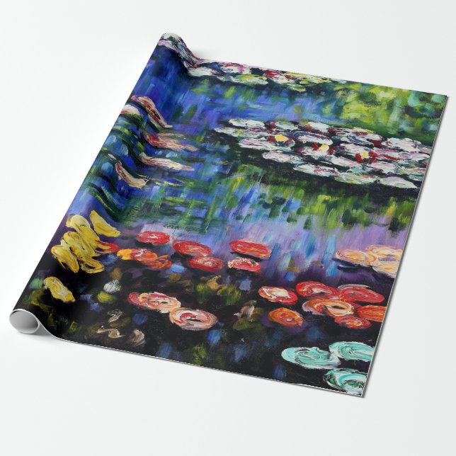 Papel De Regalo Claude Monet Water Lilies 1916 Bella Artes (Desenrollado)