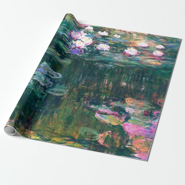 Papel De Regalo Claude Monet - Water Lilies (1917) (Desenrollado)