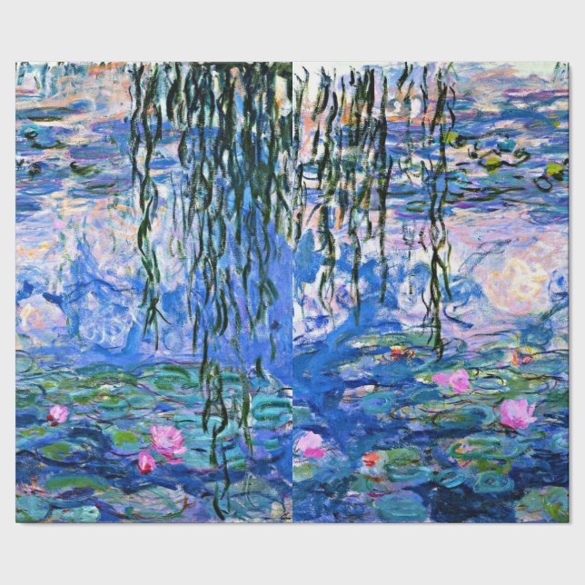 Papel De Regalo Claude Monet - Water Lilies, 1919, (Costura)