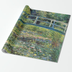 Papel De Regalo Claude Monet - Water Lily Pond y Puente Japanés
