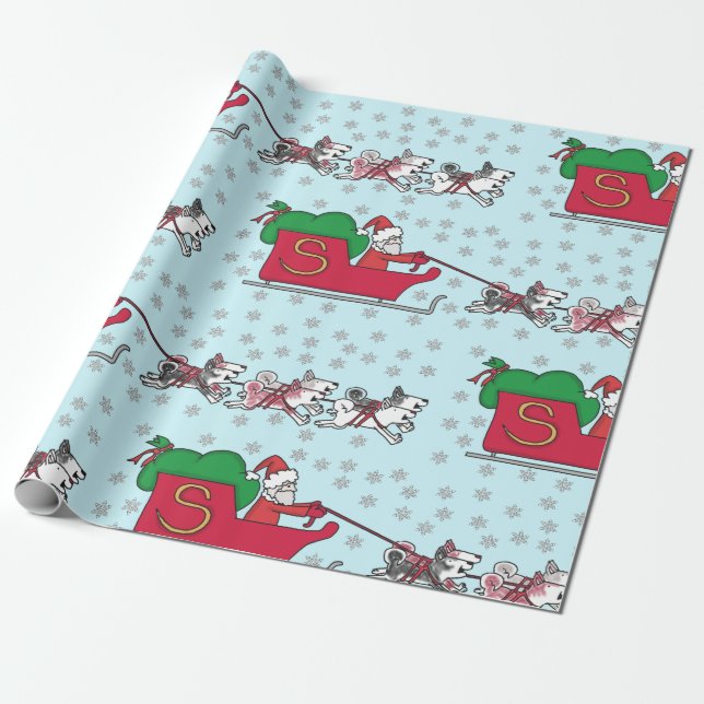 Papel De Regalo Claus fornido (Desenrollado)