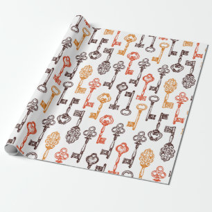Papel De Regalo Clave de esqueleto