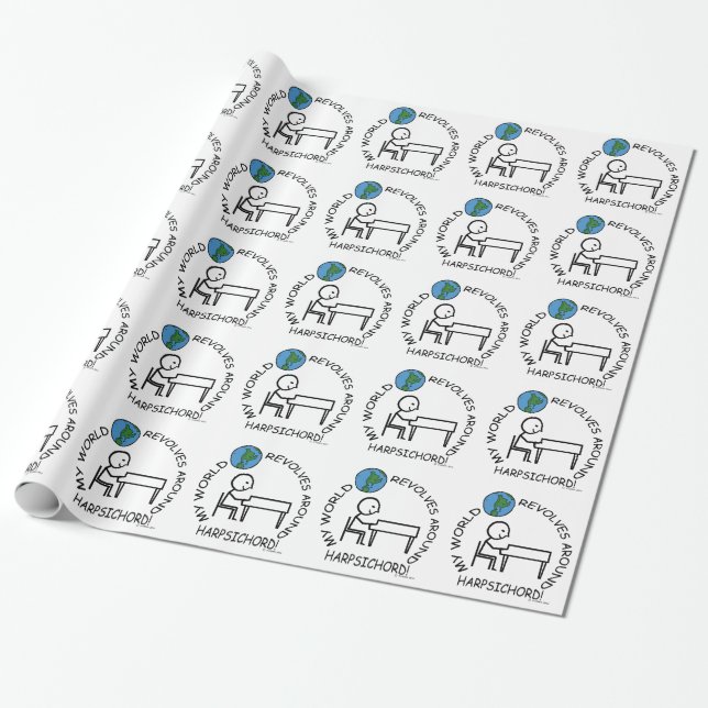 Papel De Regalo Clavicordio - El mundo se repite (Desenrollado)