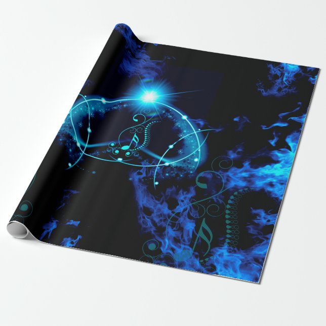 Papel De Regalo Clef con efectos luminosos impresionantes (Desenrollado)