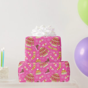 Papel De Regalo Clima de horrible suéter de Navidad rosa lindo