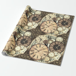Papel De Regalo Clocks