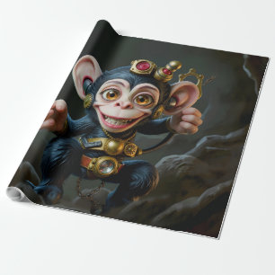 Papel De Regalo Clockwork Cavekeeper – El mono susurrante