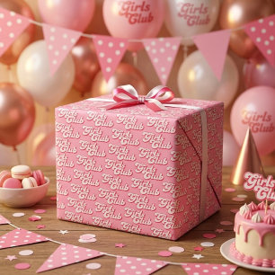 Papel De Regalo Club de Chicas