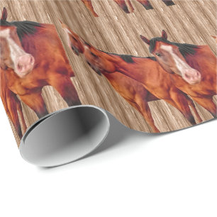 Papel De Regalo Club de Chicas de Horse Lover para niñas de vaca