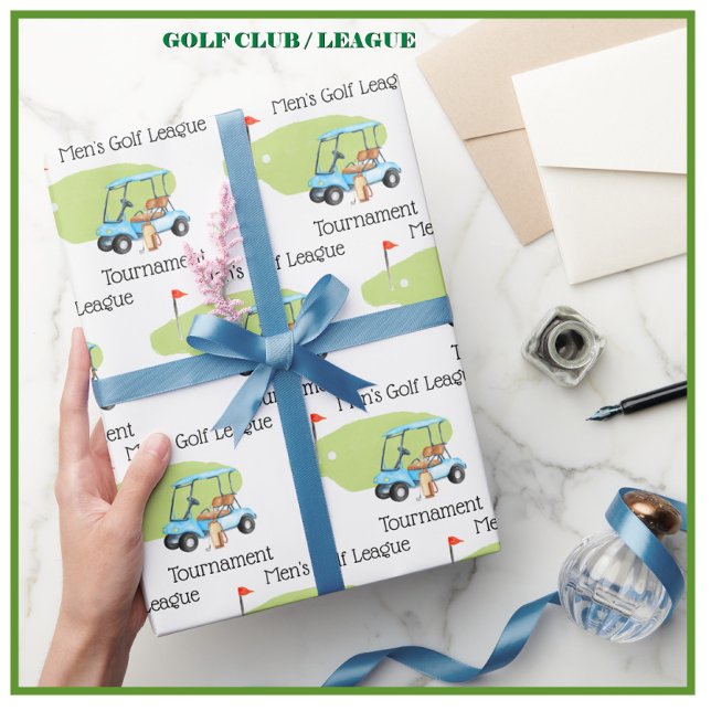 Papel De Regalo Club de Golf temático personalizado (Subido por el creador)