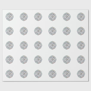 Papel De Regalo Club de Viajes Unicornio Diseño Original Zazzle_1