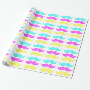 Papel De Regalo CMY Mustaches