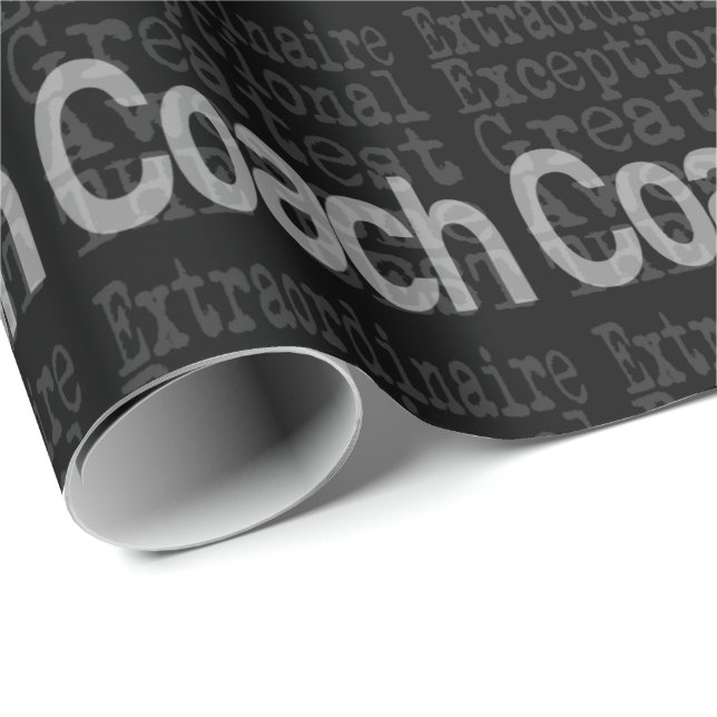 Papel De Regalo Coach Extraordinaire (Esquina del rollo)