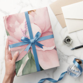 Papel De Regalo Coasters de Peonías de Verano, Muchos Estilos Disp