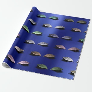 Papel De Regalo Cobalto del azul del zafiro de la belleza de los