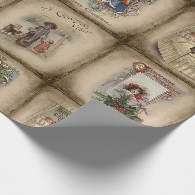 Papel De Regalo Cobertura de libros de Navidades de Victoria (Esquina)