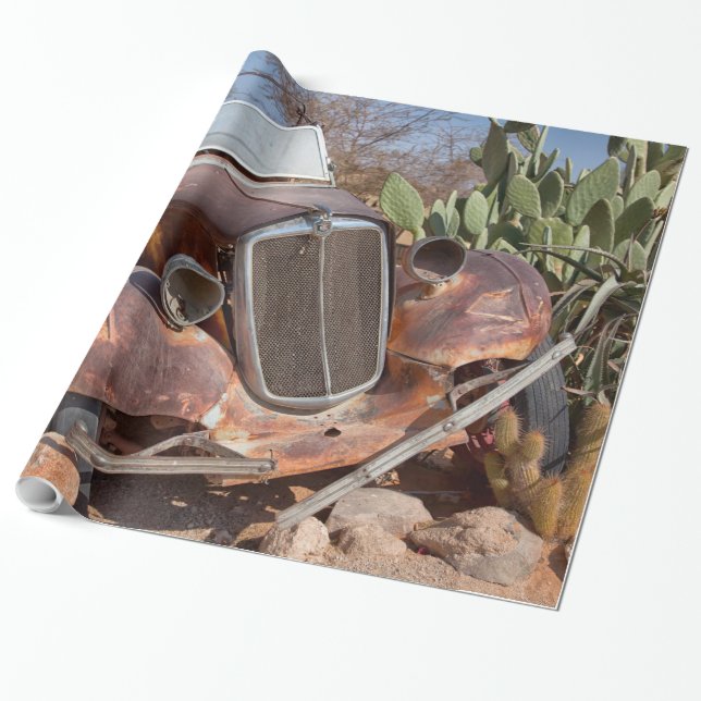 Papel De Regalo Coche basura (Desenrollado)