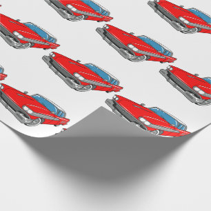 Papel De Regalo Coche clásico