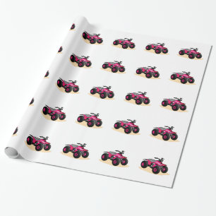 Papel De Regalo Coche de cuatro ruedas
