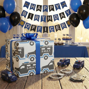 Papel De Regalo Coche SWAT