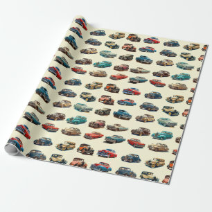 Papel De Regalo Coches