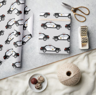 Papel De Regalo Coches de la policía