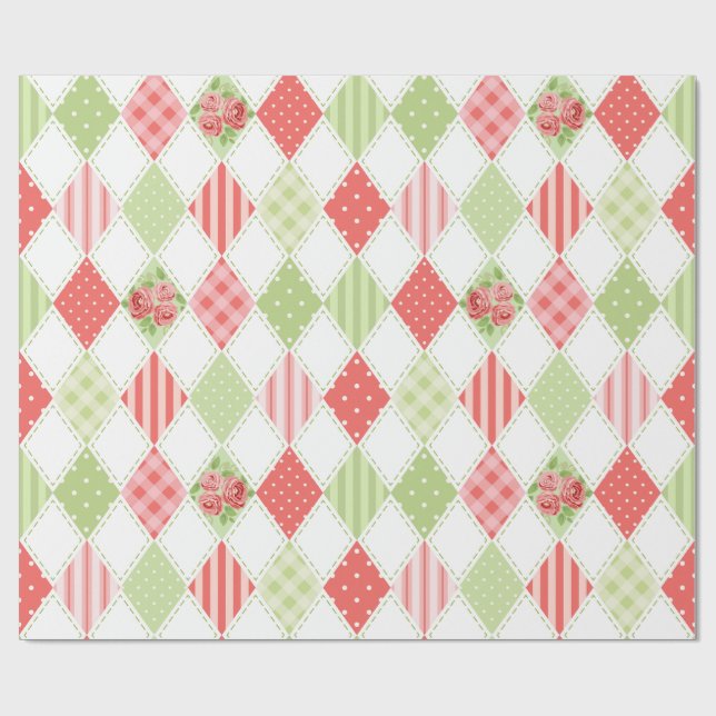 Papel De Regalo Cocina de arte Rosa (Superficie plana)