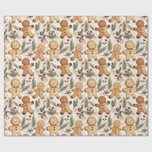 Papel De Regalo Cocina del hombre del pan de jengibre