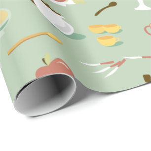 Papel De Regalo Cocina retra