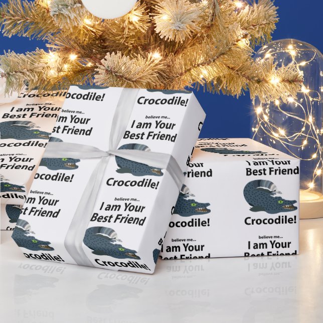 Papel De Regalo Cocodrilo divertidísimo cococodrilo (Vacaciones)