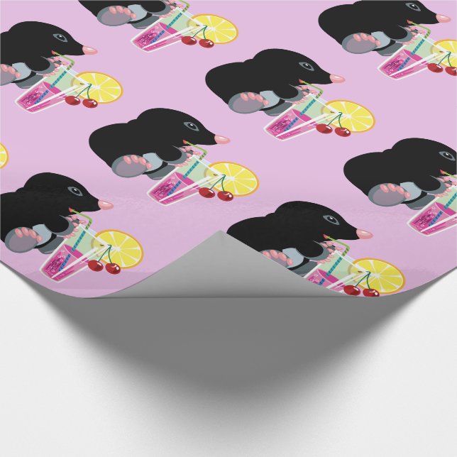 Papel De Regalo cóctel de bebida de personalizado mole (Esquina)
