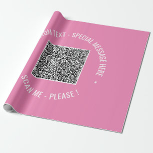 Papel De Regalo Código QR Explorar información Personalizado Color