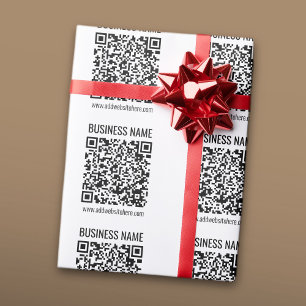 Papel De Regalo Código QR instantáneo (introduzca la dirección URL