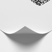 Código QR personalizable negro y blanco Abstracto