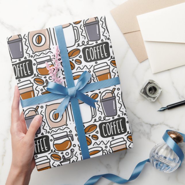 Papel De Regalo Coffee (Regalar)