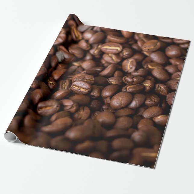 Papel De Regalo Coffee Beans Background abstract, aroma, fondo (Desenrollado)