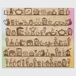 Papel De Regalo Coffee Lover