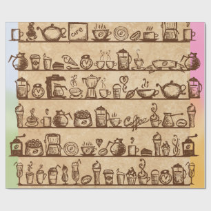 Papel De Regalo Coffee Lover