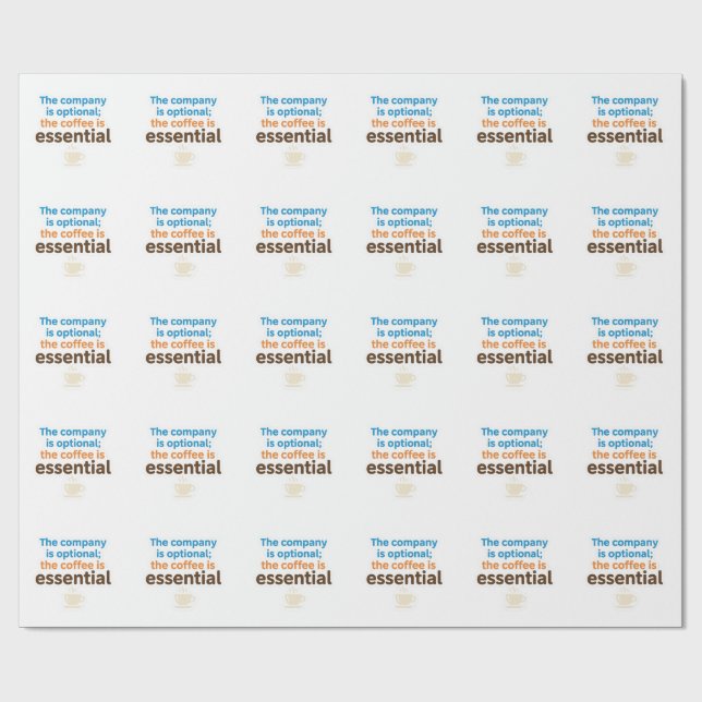 Papel De Regalo Coffee Lover Daily Ritual Sticker (Superficie plana)
