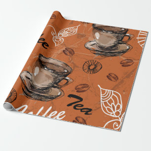 Papel De Regalo Coffee Tea Lover