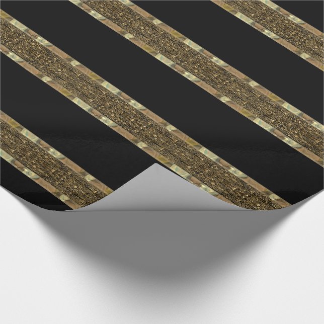 Papel De Regalo Cognac Craft Belleza barroca Glossy (Esquina)