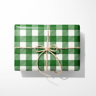 Papel De Regalo Colada de búfalo verde rustico