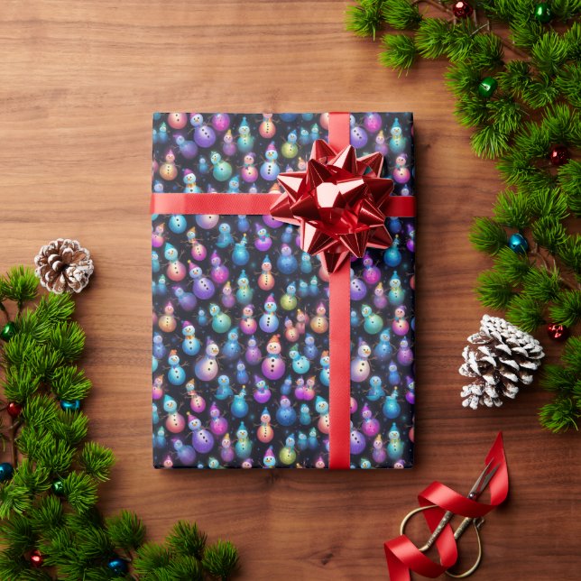 Papel De Regalo Colección de alegría navideña (Regalo de vacaciones)