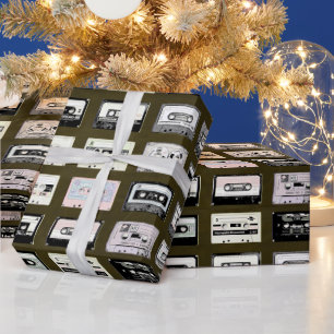 Papel De Regalo Colección de cintas de cassette vintage