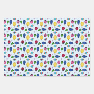 Papel de regalo Colección de Escarabajos Dibujados
