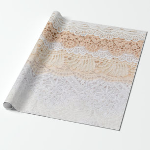 Papel De Regalo Colección de la vía de encaje floral ornamental si