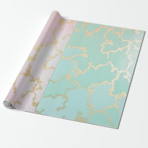 Papel De Regalo Colección de lujo de rosa suave dorado rosa tenden