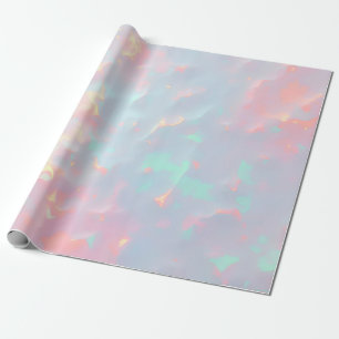 Papel De Regalo Colección de lujo moderna rosa rubor suave menta d