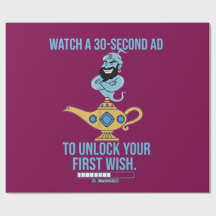 Papel De Regalo Colección de magia con anuncios el genio